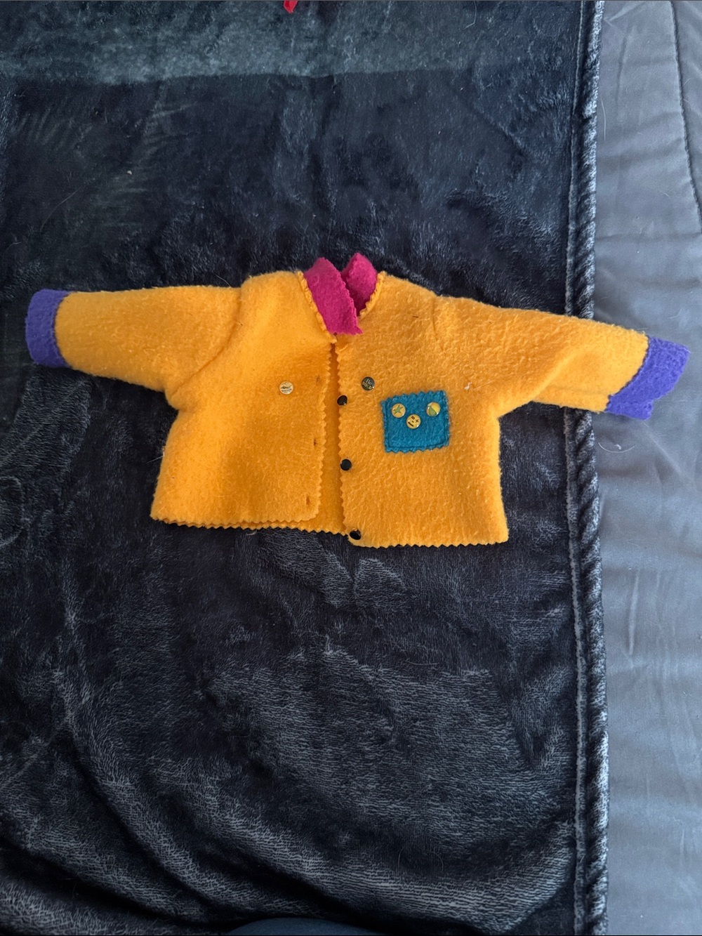 Vintage American Girl of Today fleece jacket for dolls